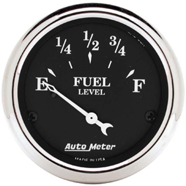 Auto Meter Old Tyme Black Series Fuel Level Gauge AU1718