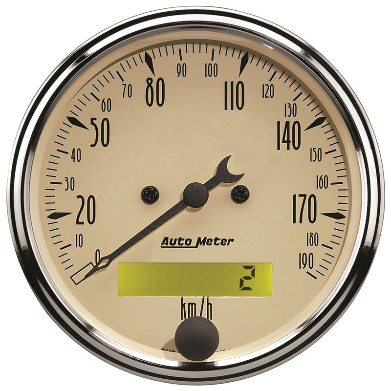 Auto Meter Antique Beige Speedometer AU1887-M