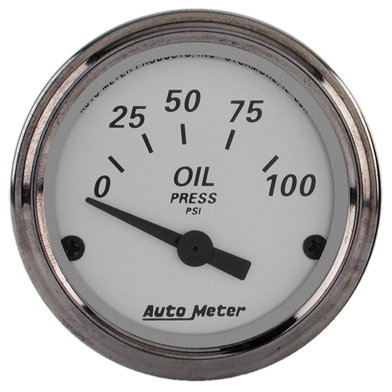 Auto Meter American Platinum Series Oil Pressure Gauge AU1928