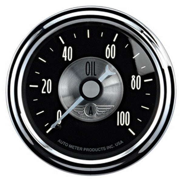 Auto Meter Prestige Series - Black Diamond Oil Pressure Gauge AU2022