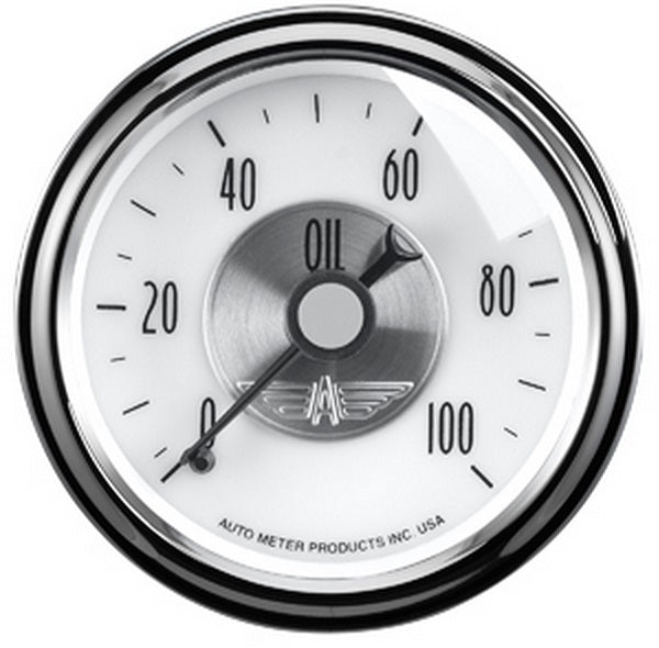 Auto Meter Prestige Series - Pearl Oil Pressure Gauge AU2023