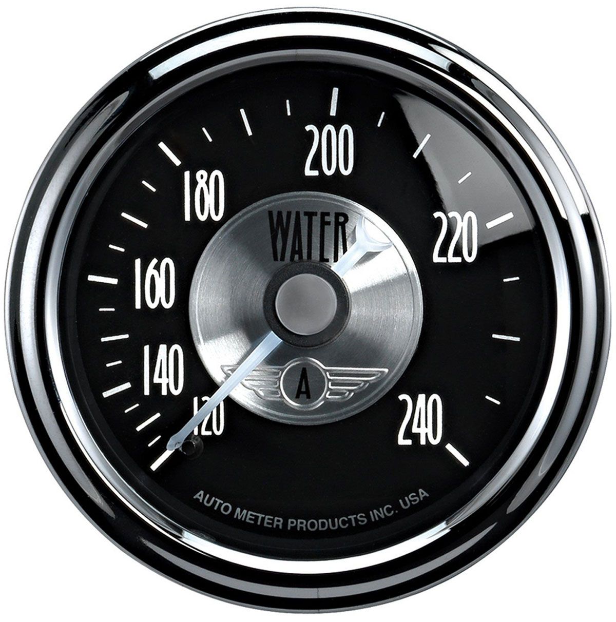 Auto Meter Prestige Series - Black Diamond Water Temperature Gauge AU2033