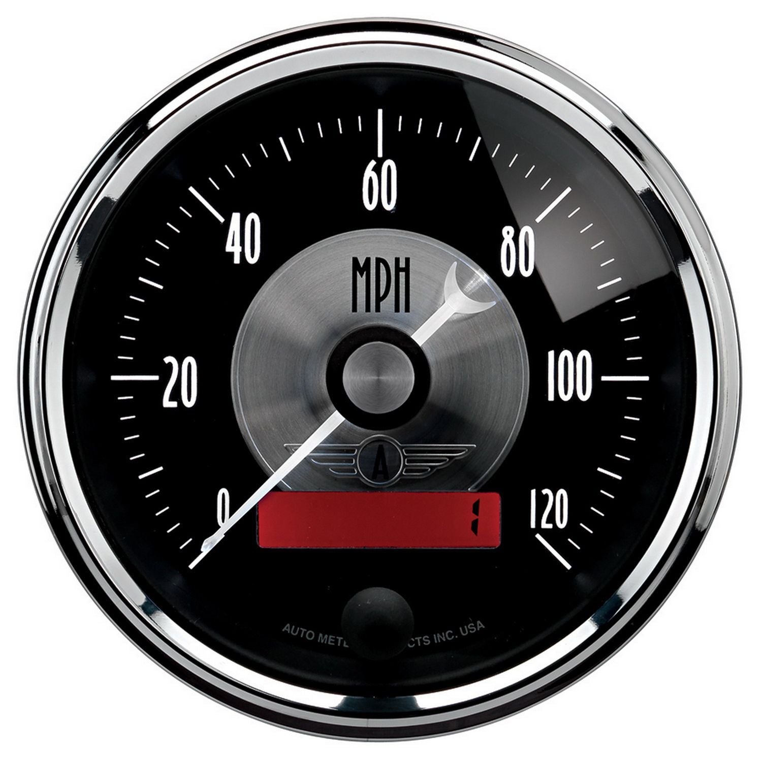 Auto Meter Black Diamond Series 3-3/8" 120 mph Electronic Speedometer AU2086