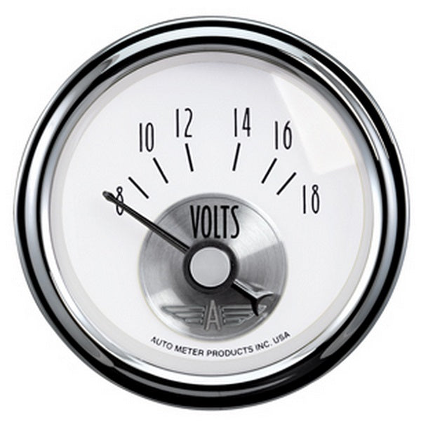 Auto Meter Prestige Series- Pearl Voltmeter Gauge AU2094