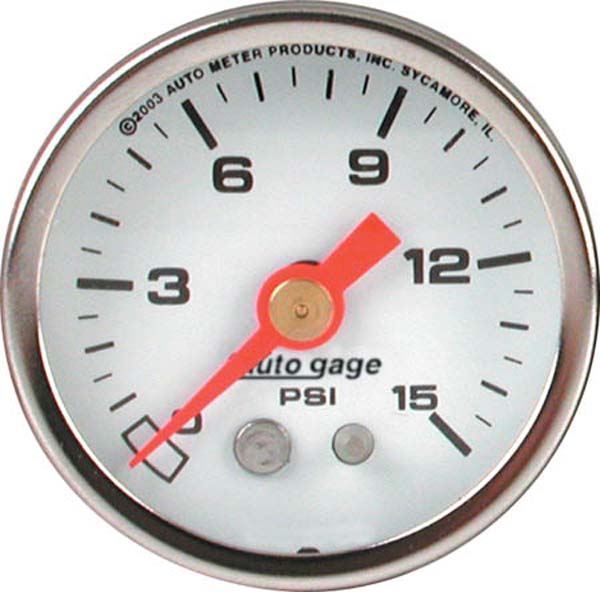 Auto Meter Auto gage Series Fuel Pressure Gauge AU2175