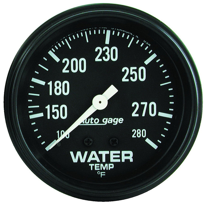 Auto Meter Auto gage Series Water Temperature Gauge AU2313