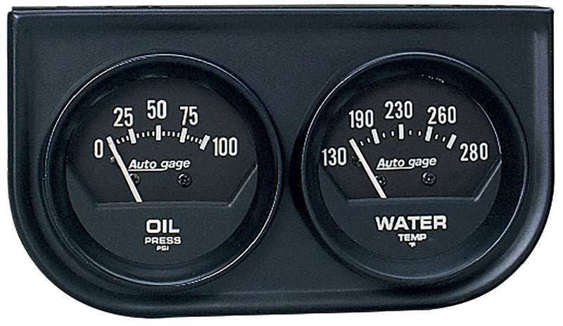 Auto Meter Auto gage Two-Gauge Console AU2345