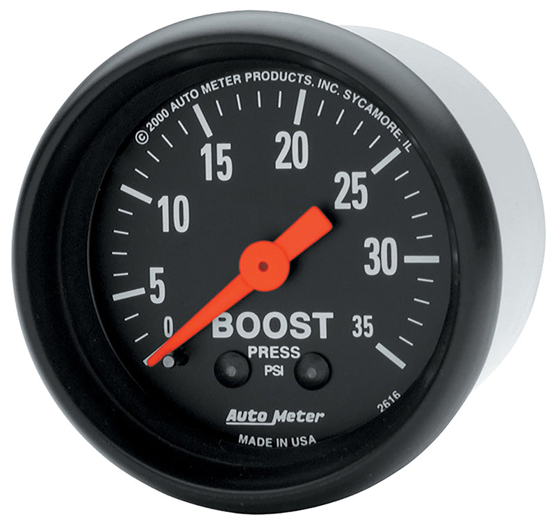 Auto Meter Z-Series Boost Gauge AU2616