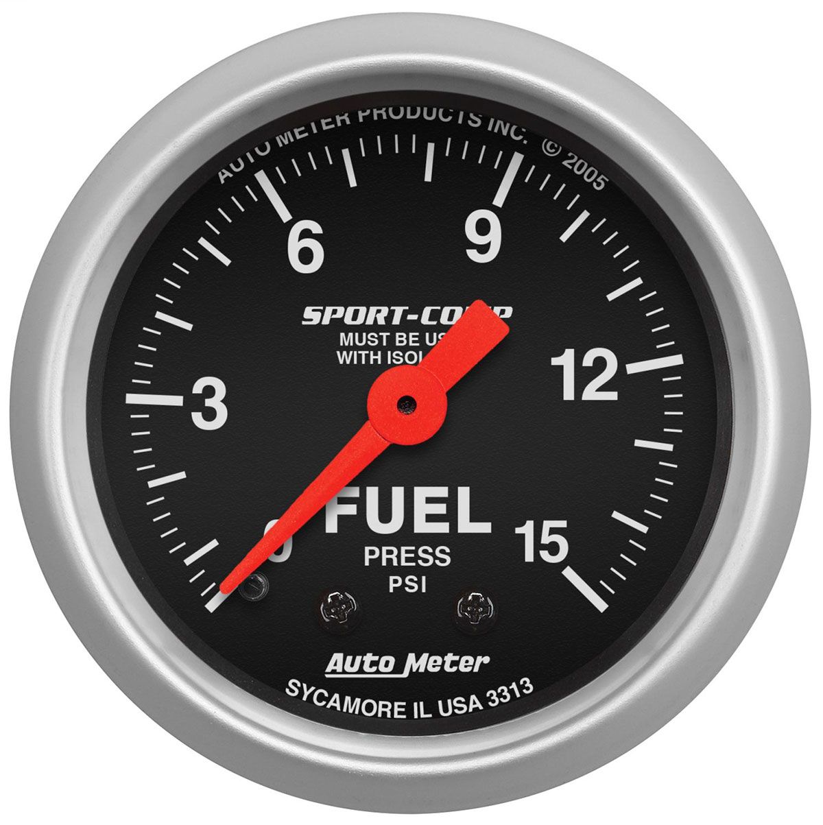 Auto Meter Sport-Comp Series Fuel Pressure Gauge AU3313