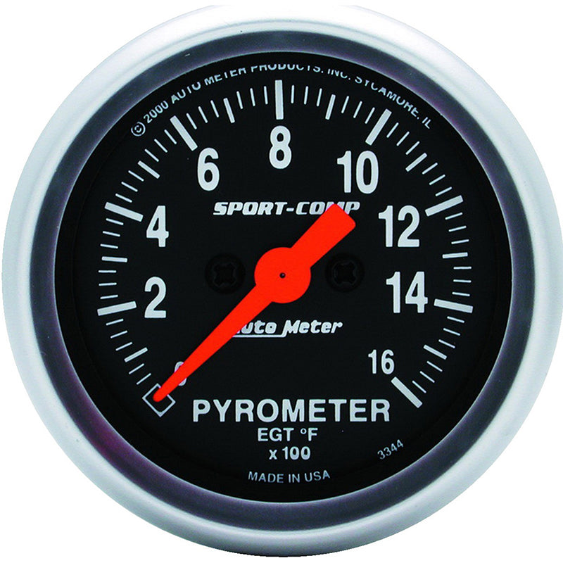 Auto Meter Sport-Comp Series Pyrometer Gauge AU3344