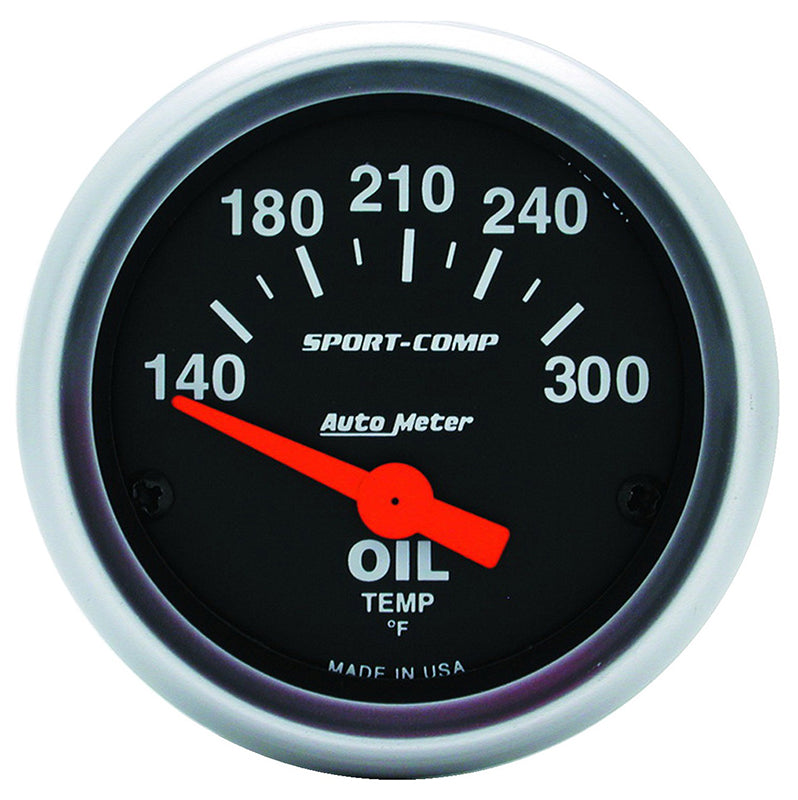 Auto Meter Sport-Comp Series Oil Temperature Gauge AU3348