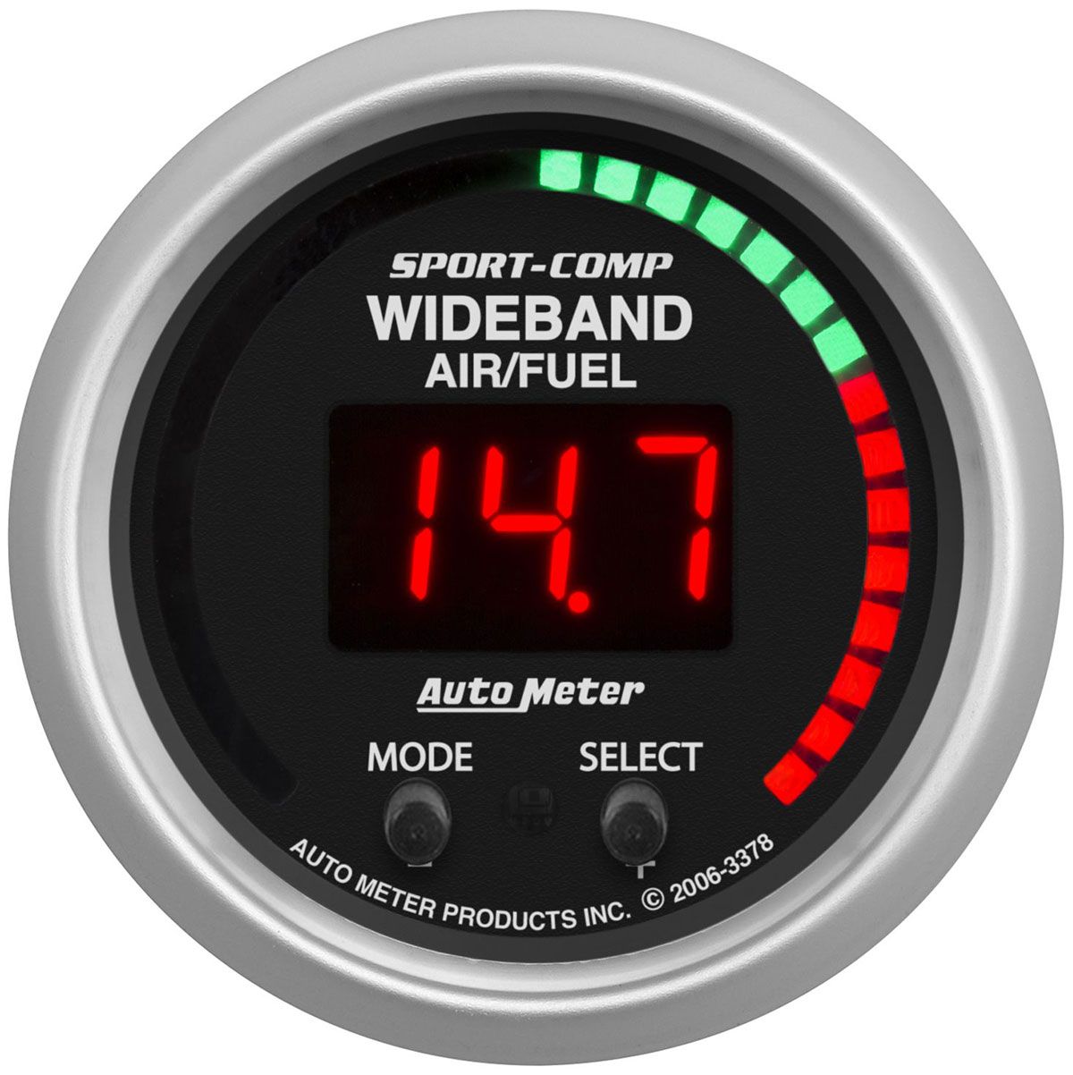 Auto Meter Sport-Comp Air/Fuel Ratio Pro Gauge AU3378