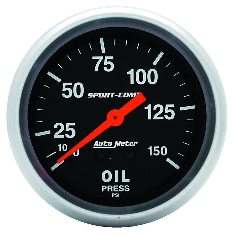 Auto Meter Sport-Comp Series Oil Pressure Gauge AU3423