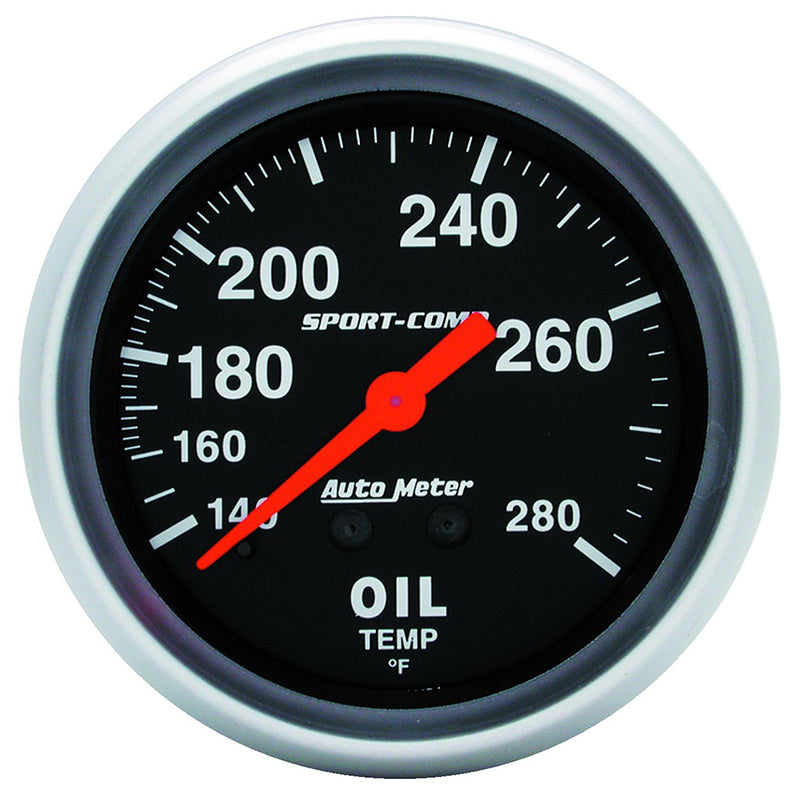 Auto Meter Sport-Comp Series Oil Temperature Gauge AU3441