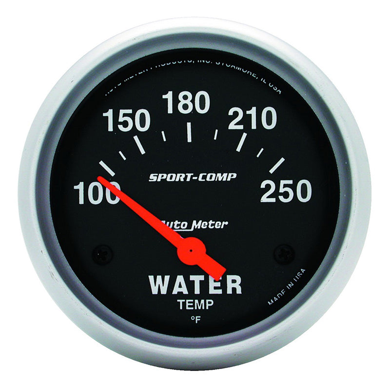 Auto Meter Sport-Comp Series Water Temperature Gauge AU3531