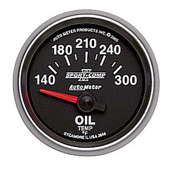 Auto Meter Sport-Comp II Oil Temperature Gauge AU3648