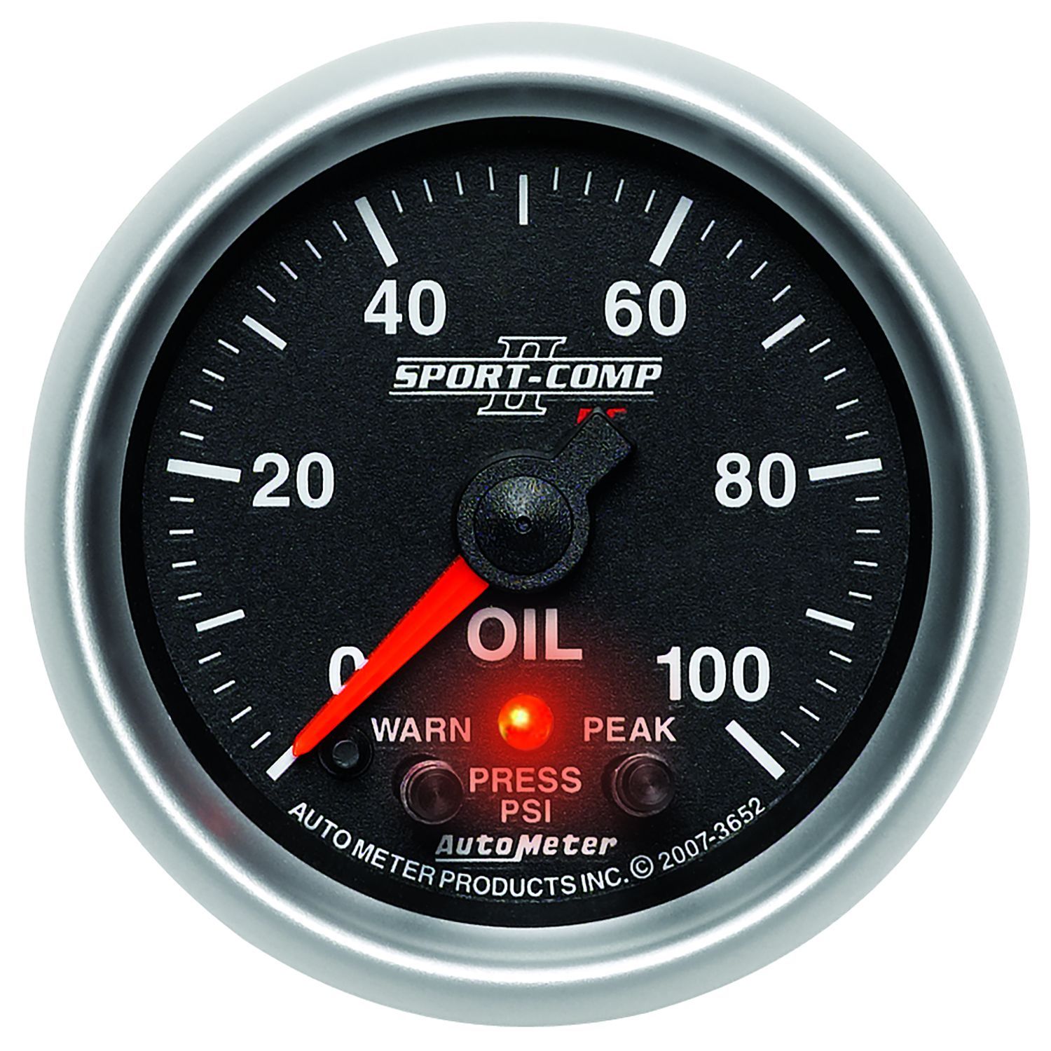 Auto Meter Sport-Comp II Oil Pressure Gauge AU3652