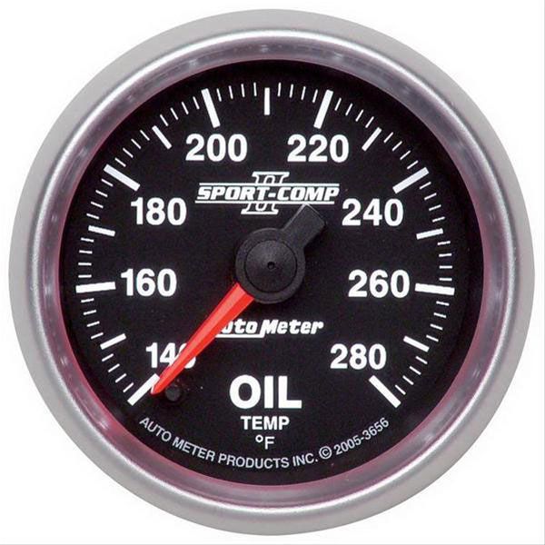 Auto Meter Sport-Comp II Oil Temperature Gauge AU3656