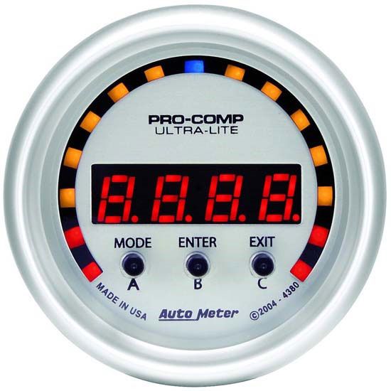 Auto Meter Ultra-Lite Series D-Pic Meter AU4380