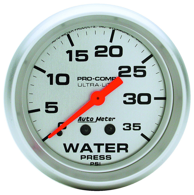 Auto Meter Ultra-Lite Series Water Pressure Gauge AU4407