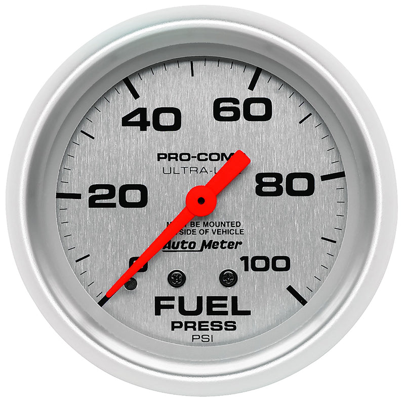 Auto Meter Ultra-Lite Series Fuel Pressure Gauge AU4412