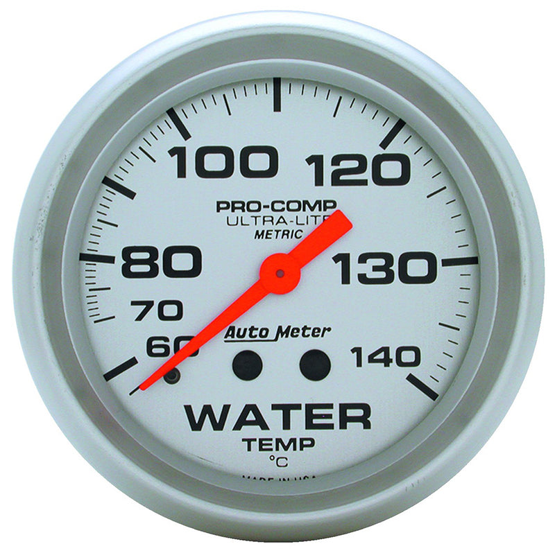 Auto Meter Ultra-Lite Series Water Temperature Gauge AU4431-M