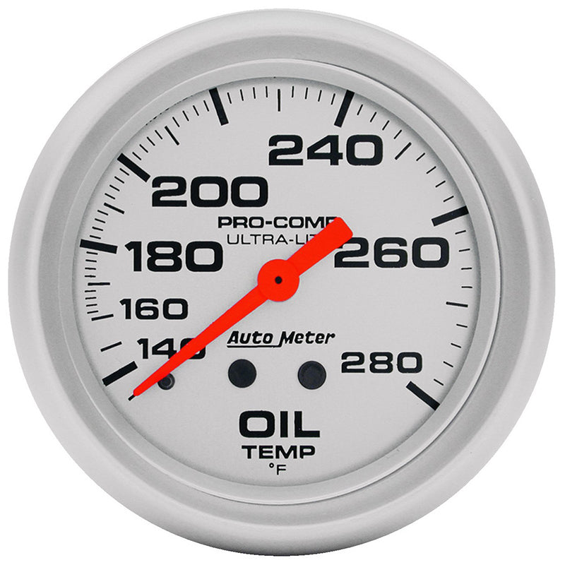 Auto Meter Ultra-Lite Series Oil Temperature Gauge AU4441