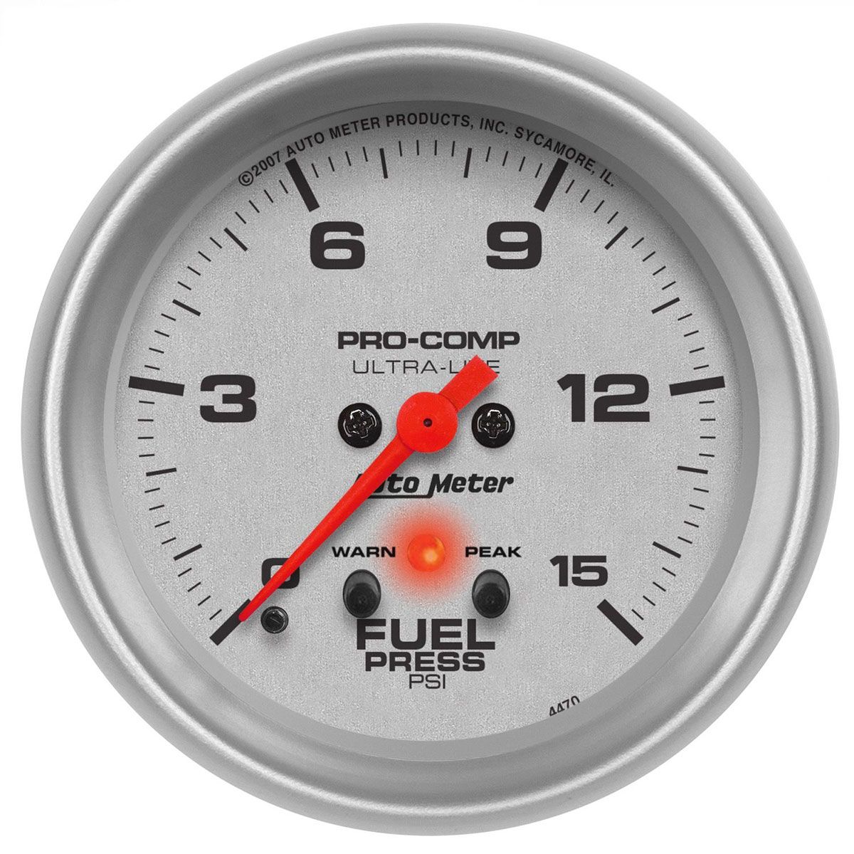 Auto Meter Ultra-Lite Series Fuel Pressure Gauge AU4470