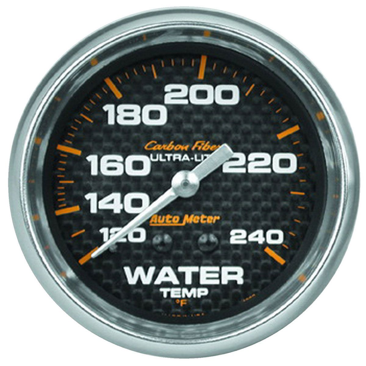 Auto Meter Carbon Fiber Series Water Temperature Gauge AU4832