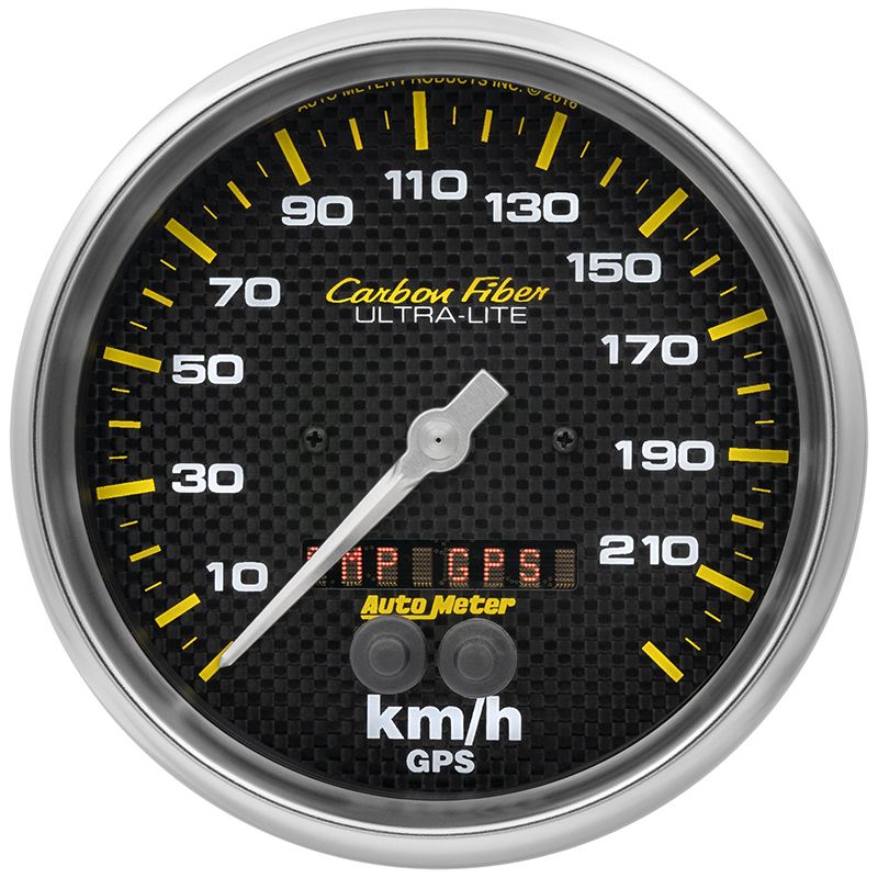 Auto Meter Carbon Fibre GPS Speedometer AU4881-M