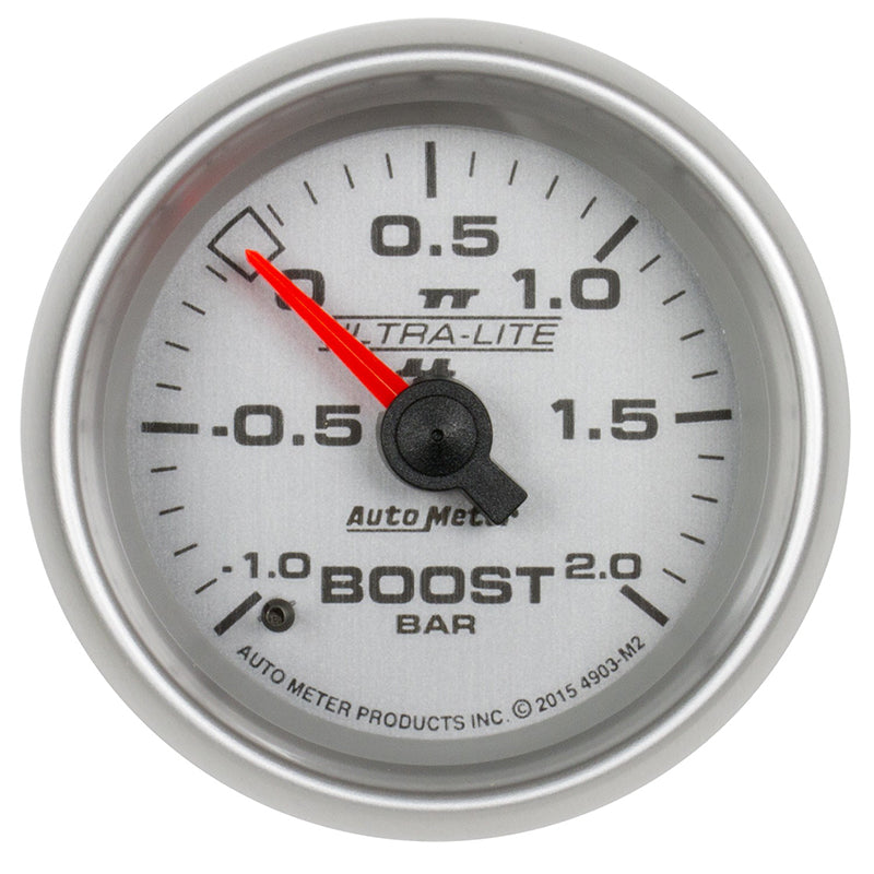 Auto Meter Ultra-Lite II Boost/Vacuum Gauge AU4903-M2