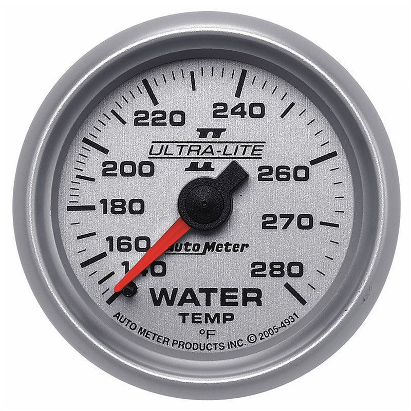 Auto Meter Ultra-Lite II Series Water Temperature Gauge AU4931