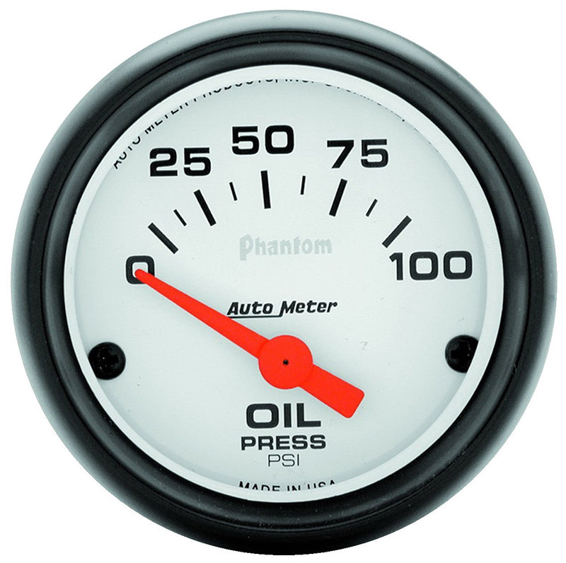 Auto Meter Phantom Series Oil Pressure Gauge AU5727