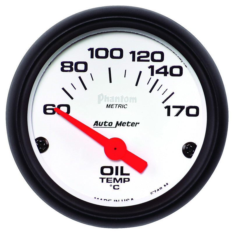 Auto Meter Phantom Series Oil Temperature Gauge AU5748-M