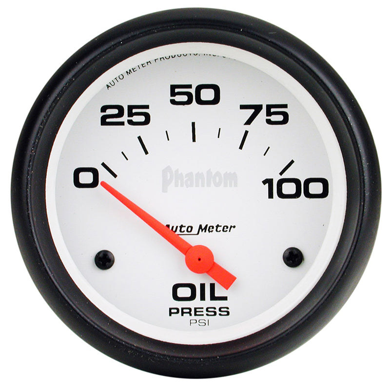 Auto Meter Phantom Series Oil Pressure Gauge AU5827