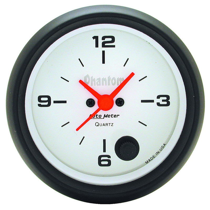 Auto Meter Phantom Series Clock AU5885