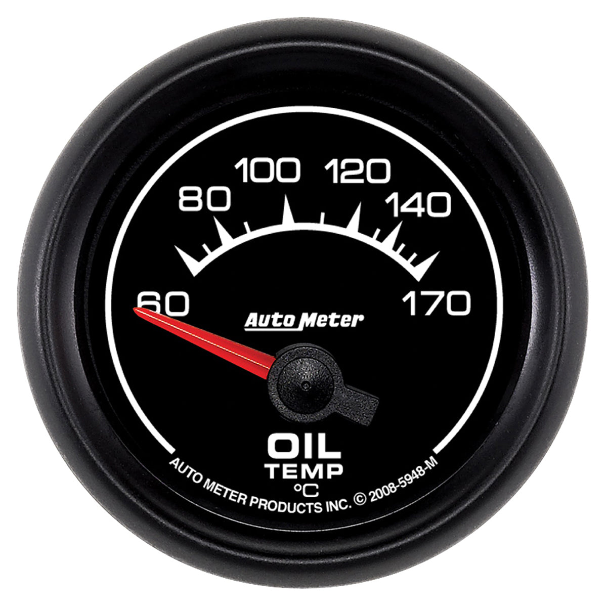 Auto Meter ES Series 2-1/16" Short Sweep Oil Temp Gauge AU5948-M