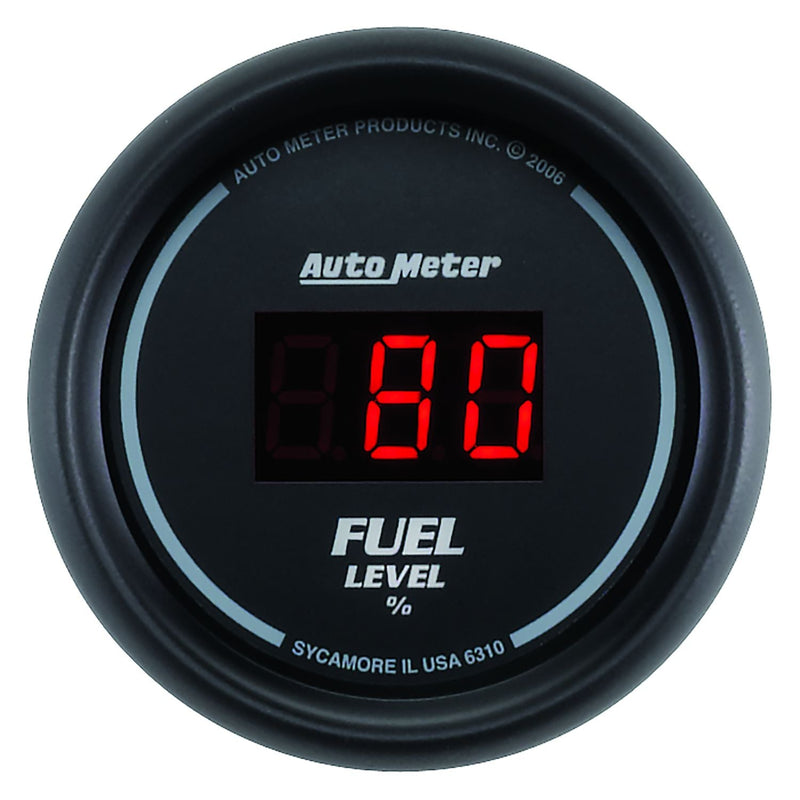 Auto Meter Sport-Comp Digital Series Fuel Level Gauge AU6310
