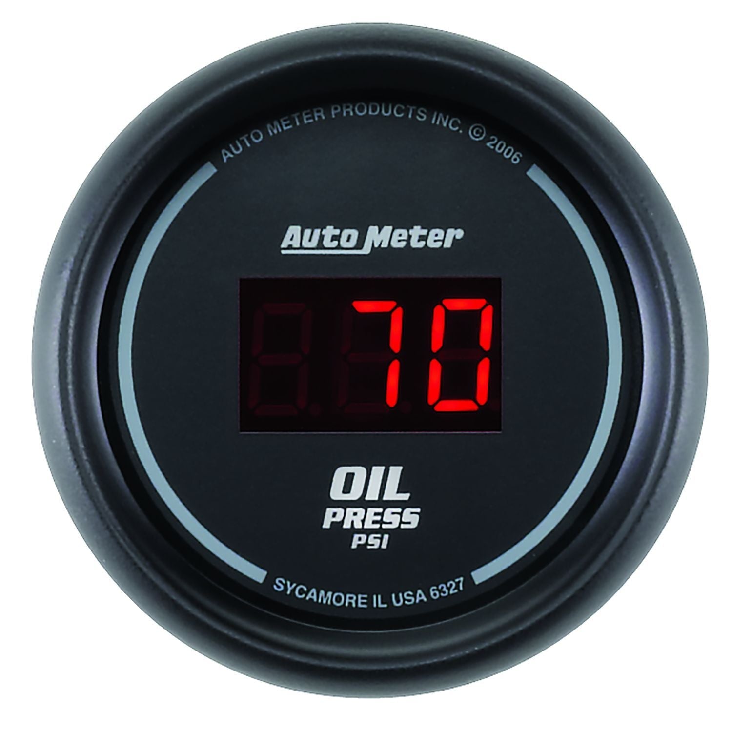 Auto Meter Sport-Comp Digital Series Oil Pressure Gauge AU6327