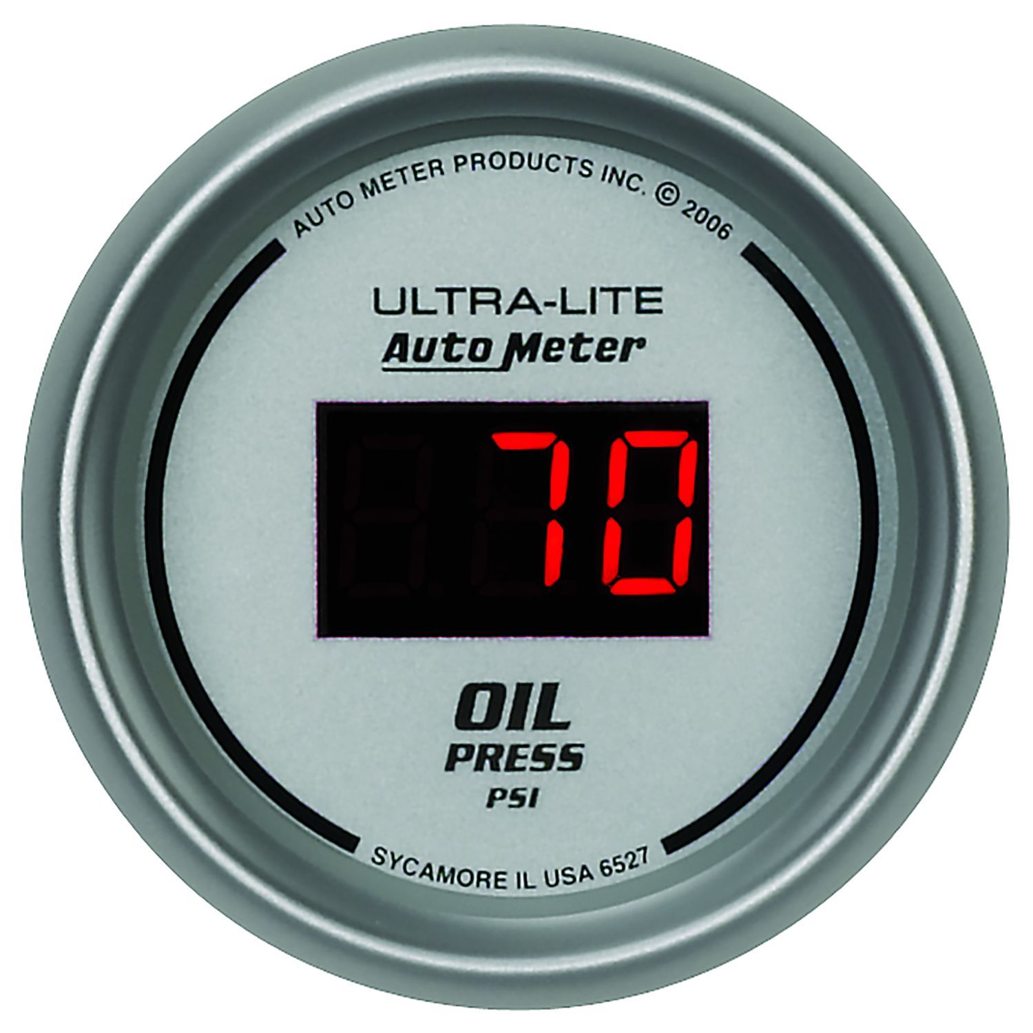 Auto Meter Ultra-Lite Digital Series Oil Pressure Gauge AU6527