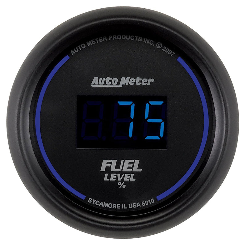 Auto Meter Cobalt Digital Series Fuel Level Gauge AU6910
