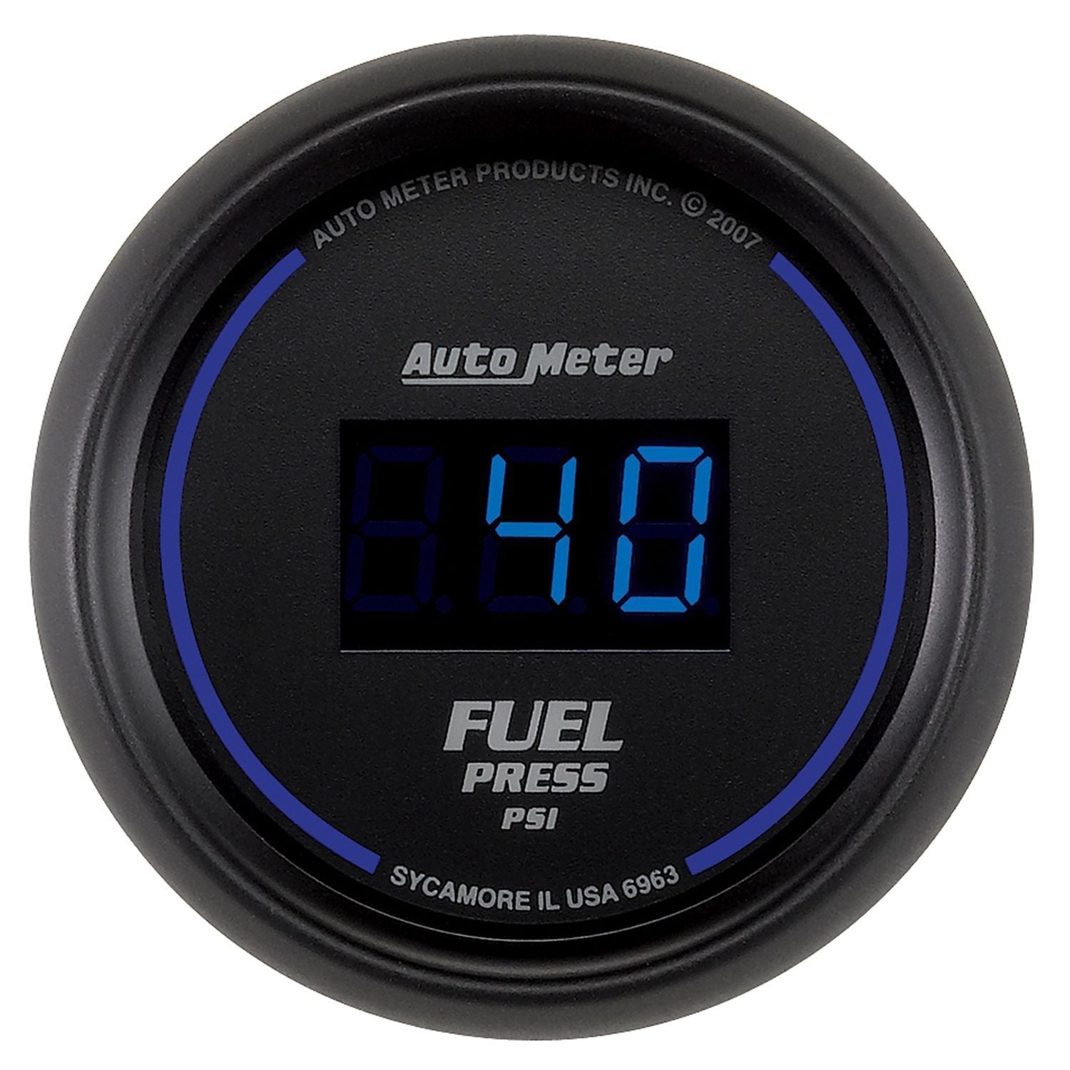 Auto Meter Cobalt Digital Series Fuel Pressure Gauge AU6963