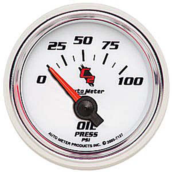 Auto Meter C2 Series Oil Pressure Gauge AU7127