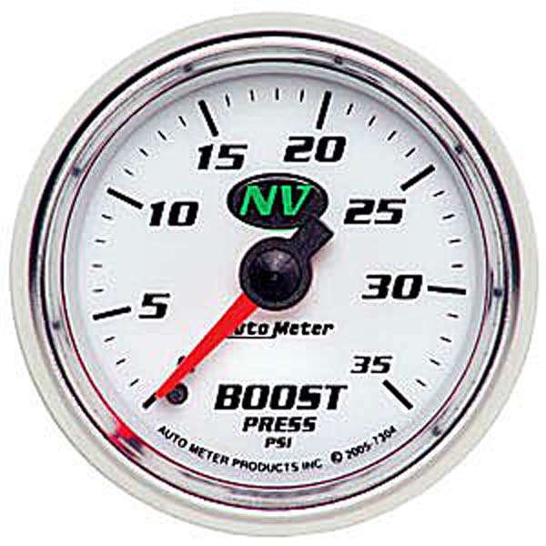 Auto Meter NV Series Boost Gauge AU7304