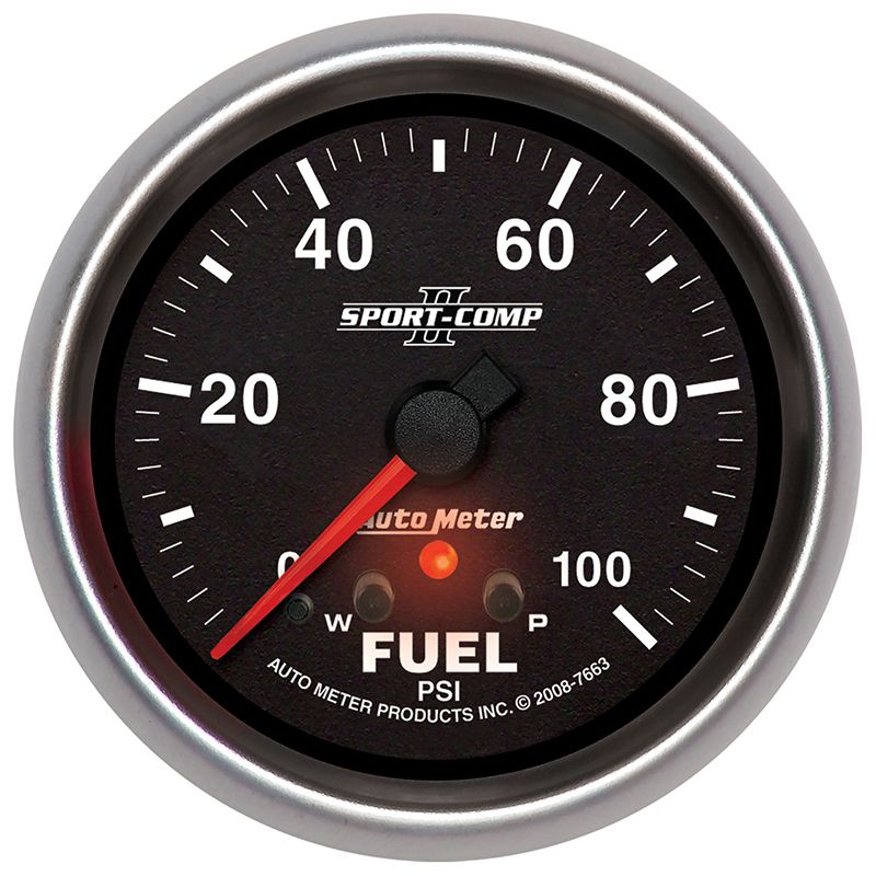 Auto Meter Sport-Comp II Fuel Pressure Gauge AU7663