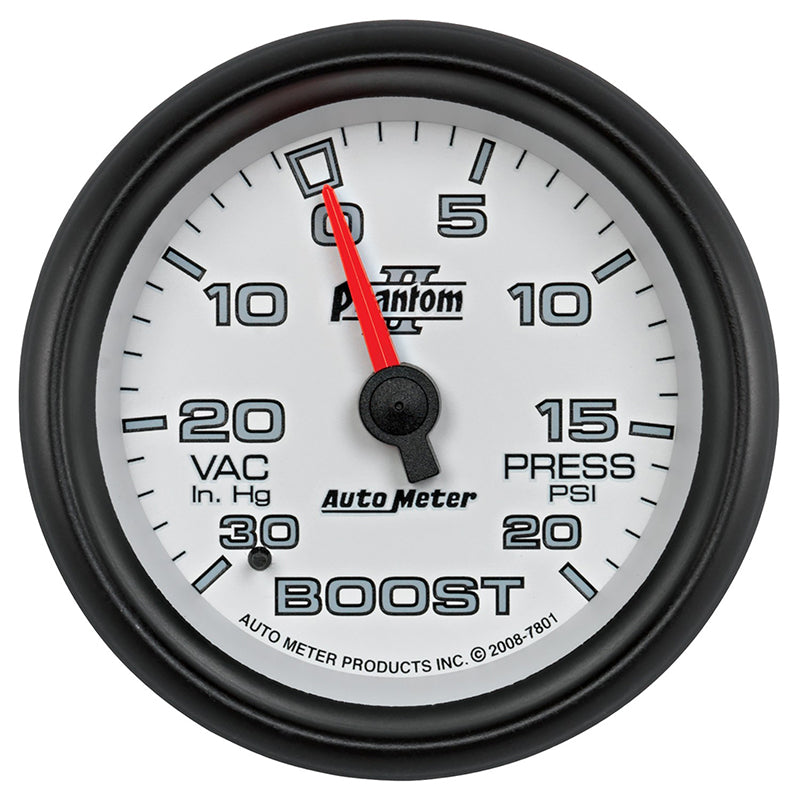 Auto Meter Phantom II Series Boost/Vacuum Gauge AU7801