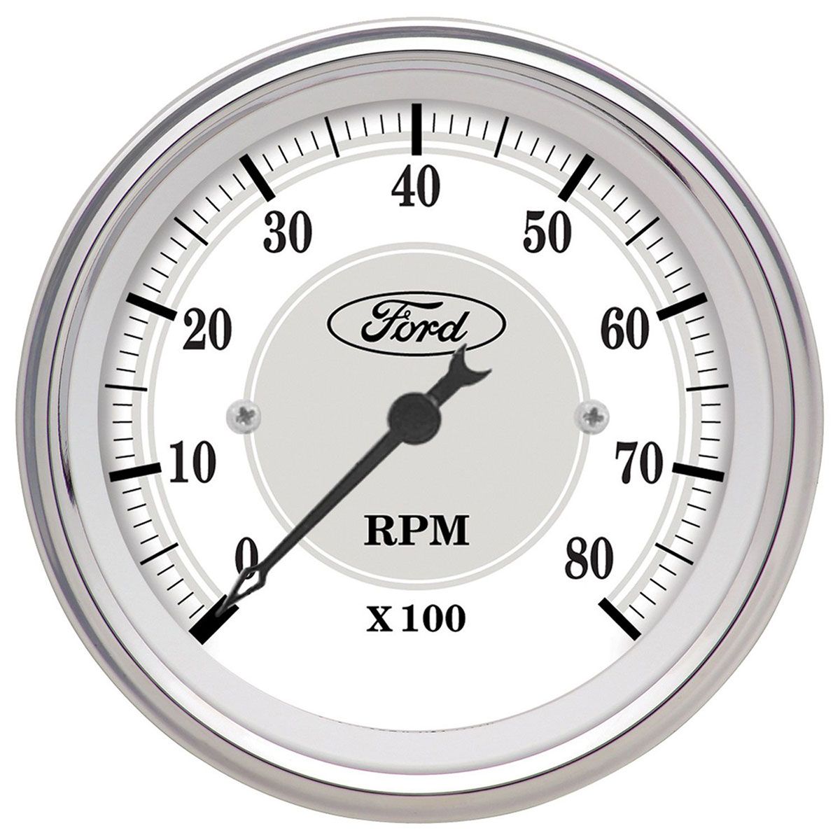 Auto Meter Ford White Masterpiece Tachometer AU880088