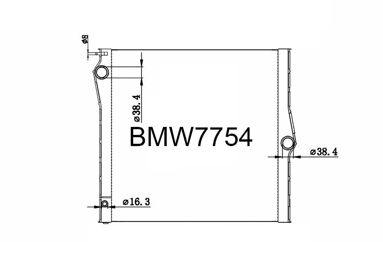 BMW X5 E70 [3.0si 6Cyl / 4.8si V8] Petrol 2007-2009 [Single Heater Pipe]