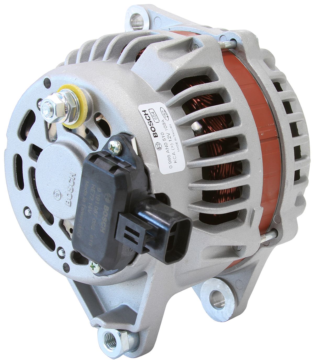 Bosch 12V 110amp Alternator with Serpentine Pulley BOBXF1260A