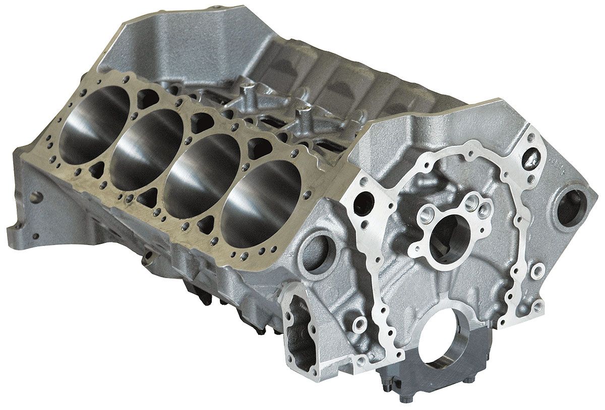 Dart Dart SHP Cast Iron SB Chev Engine Block with 4-Bolt Ductile Caps DA31161211L